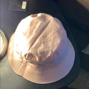Pink bucket hat